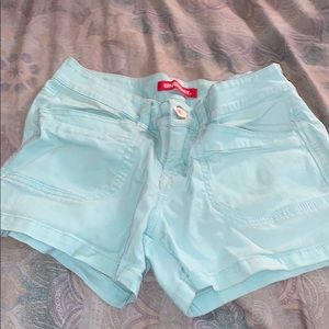Teal shorts
